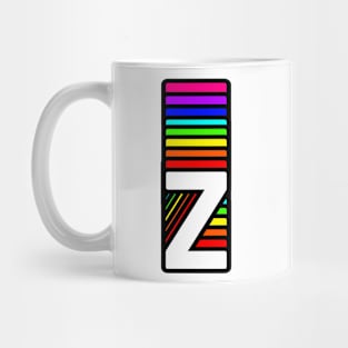 Rainbow Letter, Z Mug